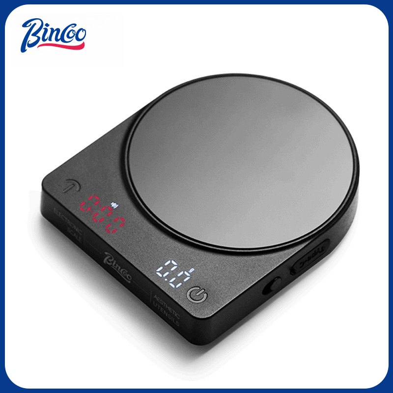 Smart Home Project - เครื่องชั่งดิจิตอล BINCOO สำหรับชั่งเมล็ดกาแฟ เครื่องชั่งอัจฉริยะขนาดเล็กพกพาสะดวก อุปกรณ์เสริมสำหรับชั่งน้ำหนัก เมล็ดกาแฟเอสเพรสโซ