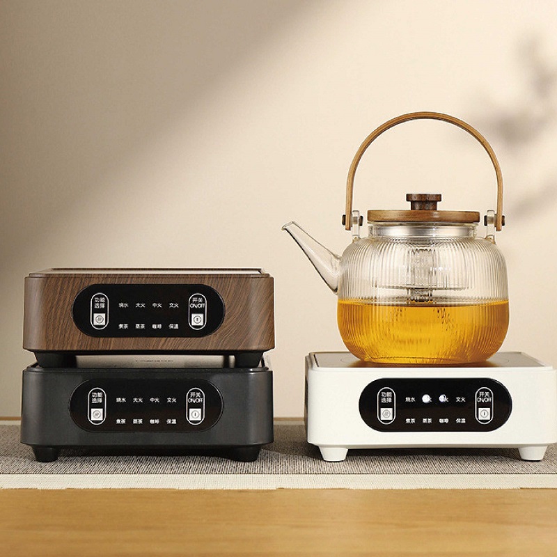 Smart Home Oven - เตาเซรามิกไฟฟ้า 1500 วัตต์ เตาต้มน้ำชาแบบพกพา เครื่องทำน้ำร้อนอัจฉริยะ 8