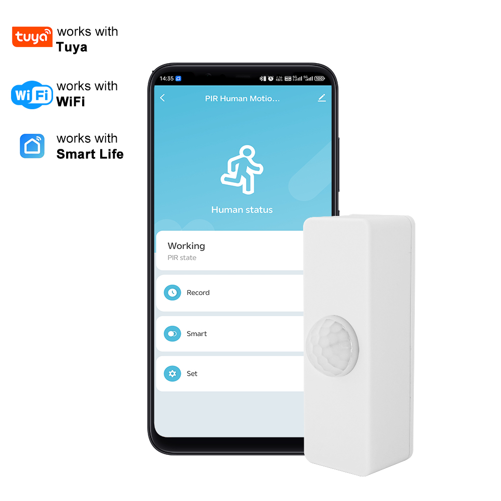 Smart Home Project - ทูย่า สมาร์ท พีไออาร์เซ็นเซอร์ตรวจจับความเคลื่อนไหว สมาร์ทโฮม ไวไฟเครื่องตรวจจับอินฟราเรดร่างกายมนุษย์ การตรวจสอบชีวิตอัจฉริยะ