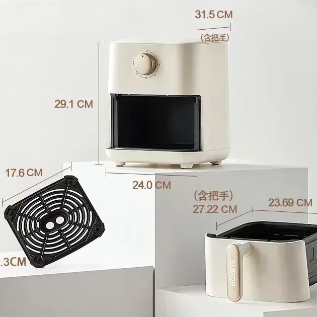 Smart Home Oven - หม้อทอดไร้น้ำมันขนาดใหญ่ สำหรับใช้ในครัวเรือน แบบไร้น้ำมัน อบไอน้ำอัตโนมัติ มัลติฟังก์ชั่น หม้อทอดอัจฉริยะ