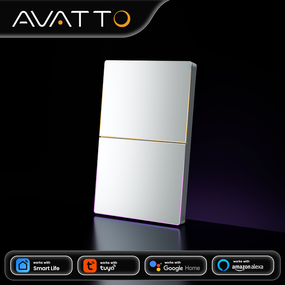 Smart Home Button - สวิตช์ไฟอัจฉริยะ WiFi แบบ 1/2/3/4 ช่อง AVATTO,