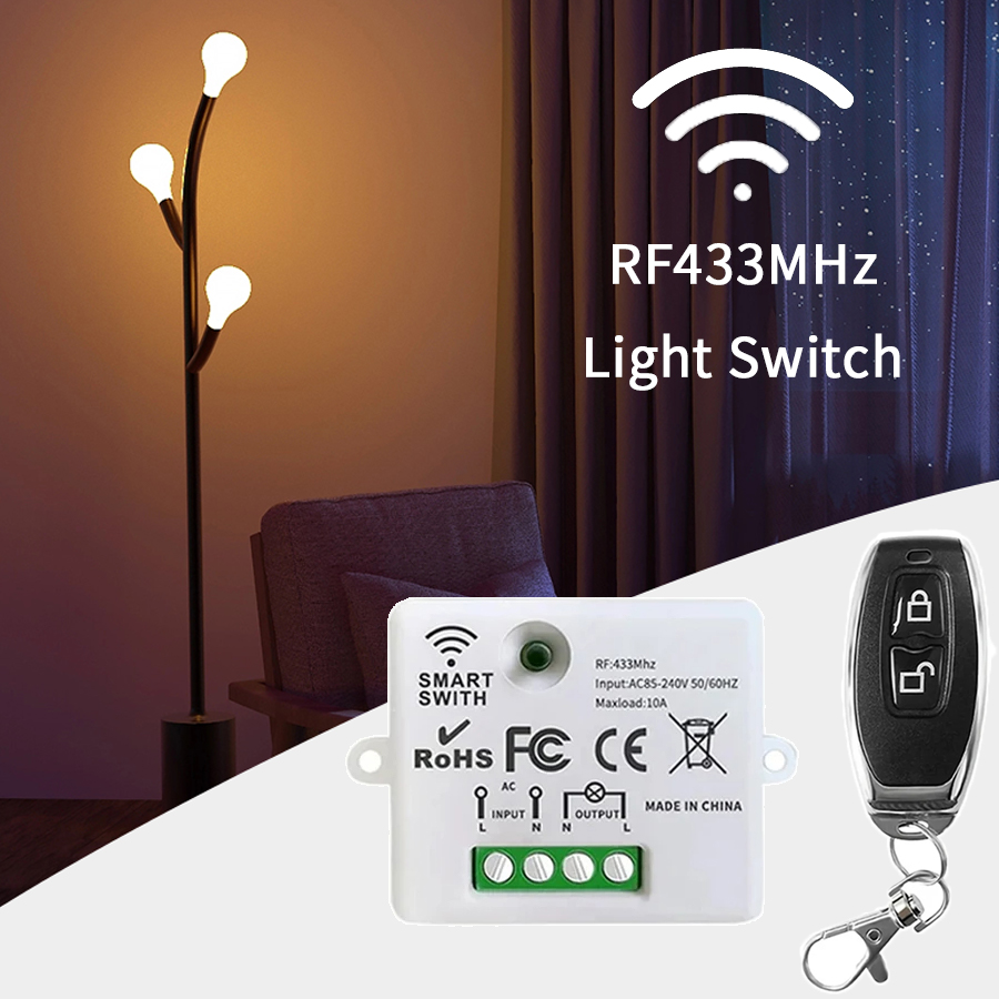 RF 433MHz รีโมทคอนโทรลไร้สายสว - Smart Home Project บทวิจารณ์และราคา