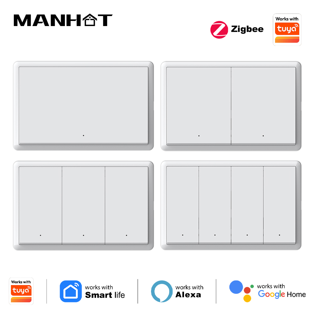 สวิตช์อัจฉริยะ Manhot Zigbee ไ - Smart Home Button บทวิจารณ์และราคา