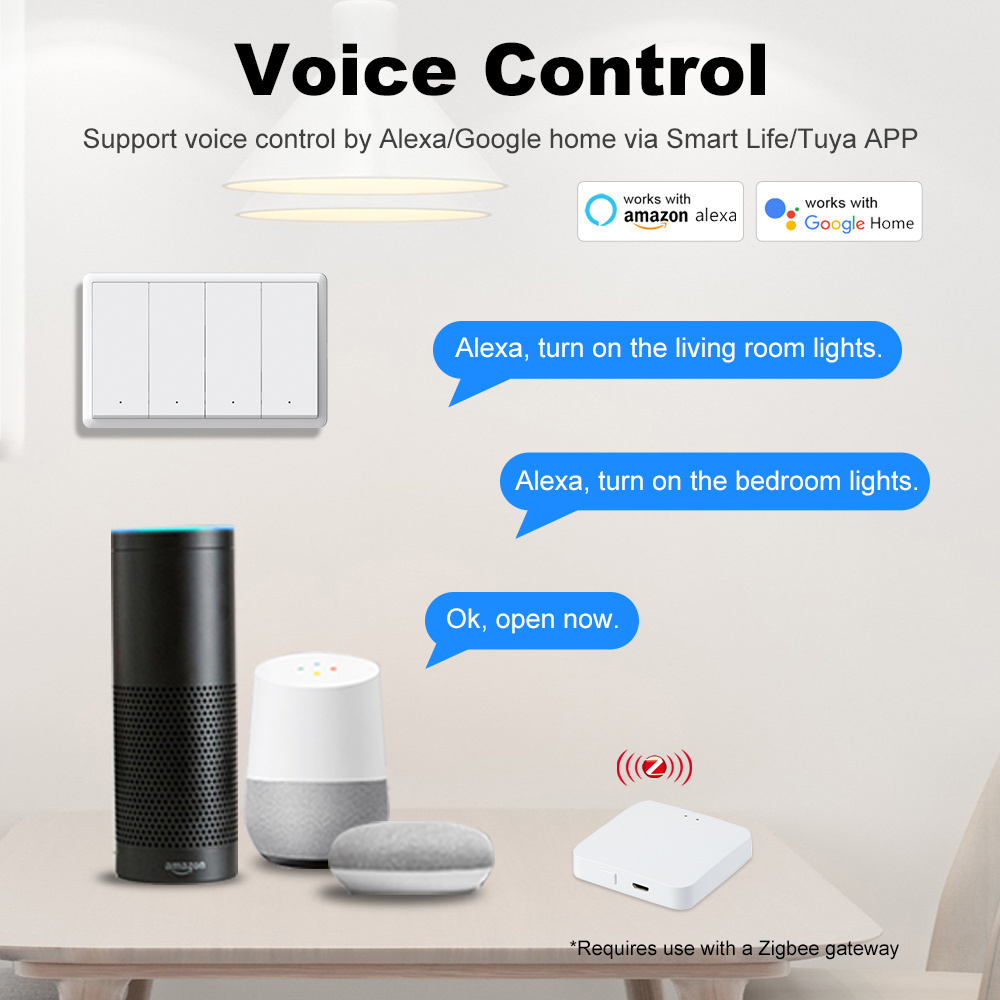 สวิตช์อัจฉริยะ Manhot Zigbee ไ - Smart Home Button บทวิจารณ์และราคา