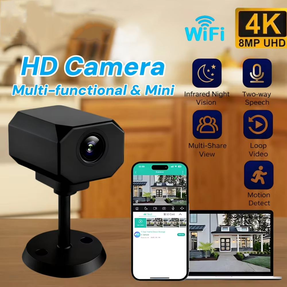 กล้องวงจรปิด 4K HD WiFi สำหรับ - Smart Home App บทวิจารณ์และราคา
