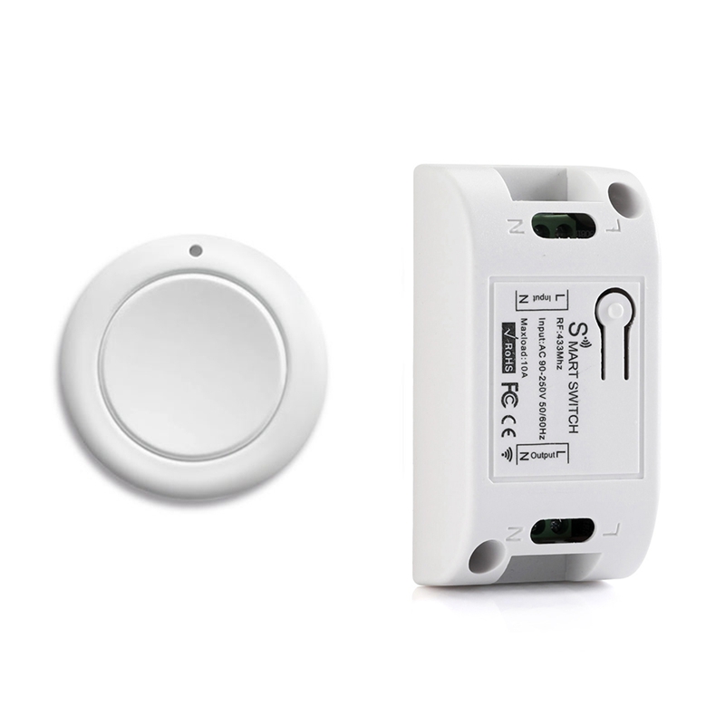 สมาร์ทโฮมสวิตช์ไฟไร้สาย RF 433 - Smart Home Button บทวิจารณ์และราคา