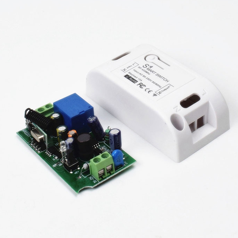สมาร์ทโฮมสวิตช์ไฟไร้สาย RF 433 - Smart Home Button บทวิจารณ์และราคา