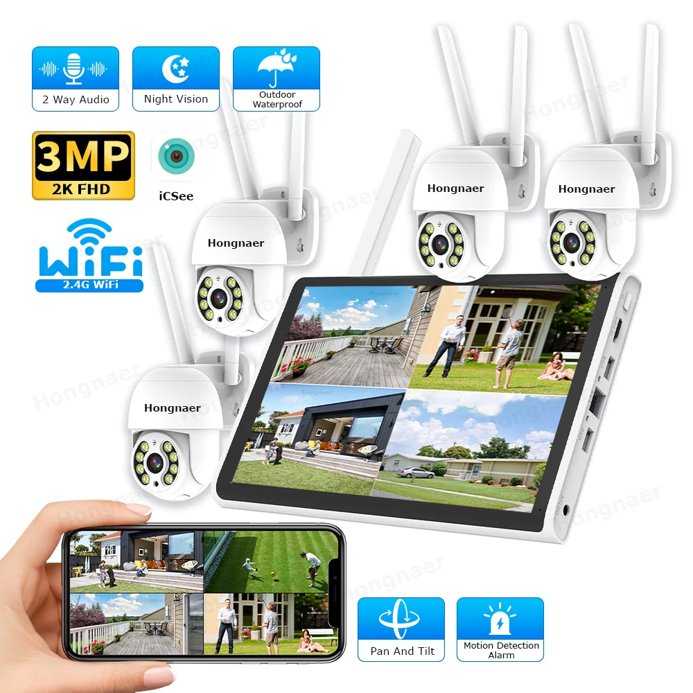 ชุดกล้องวงจรปิดไร้สาย 2026 Hon - Security Ip Camera บทวิจารณ์และราคา