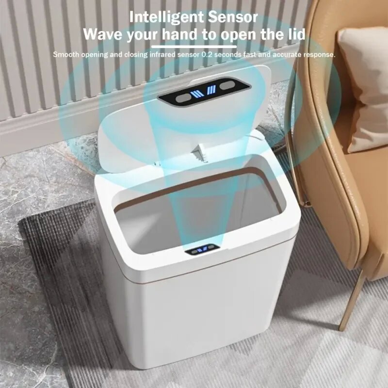 ถังขยะอัจฉริยะแบบไม่สัมผัส ขนา - Smart Home Junkie บทวิจารณ์และราคา