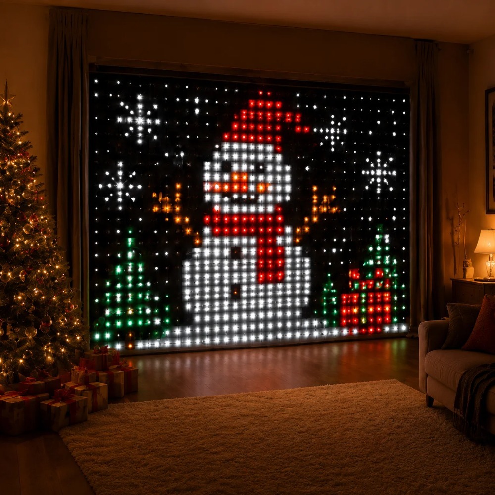 ไฟม่าน LED พิกเซล ควบคุมผ่านแอ - Smart Home App บทวิจารณ์และราคา