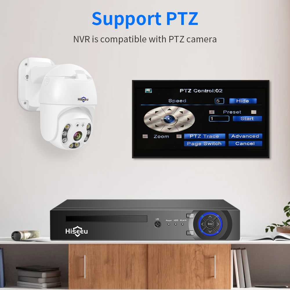 Hiseeu 4CH 10CH 16CH 4K 8MP 5M - Security Ip Camera บทวิจารณ์และราคา