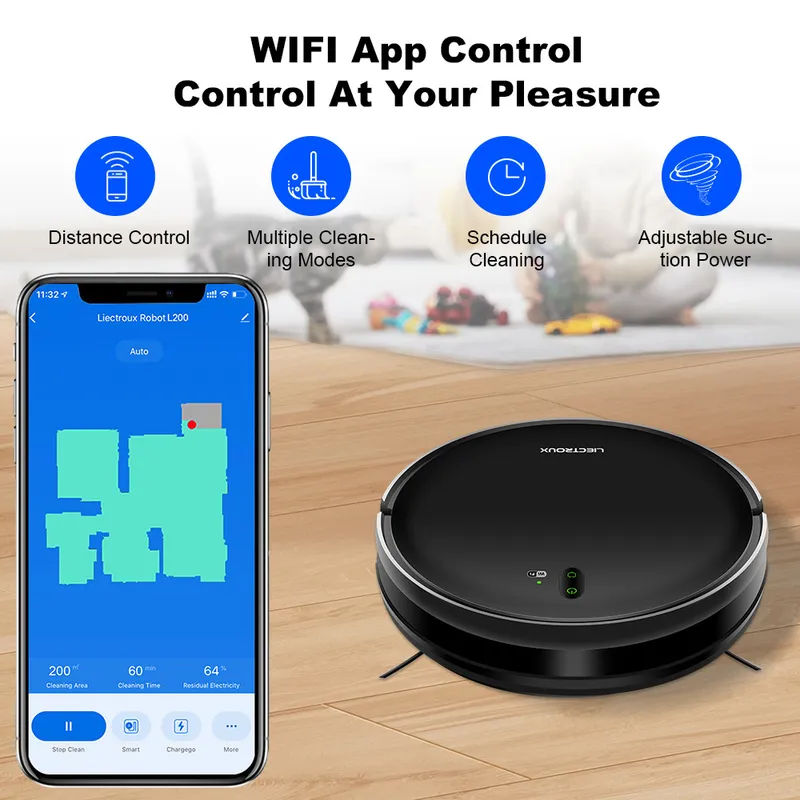 สำหรับหุ่นยนต์ดูดฝุ่น LIECTROU - Smart Home App บทวิจารณ์และราคา