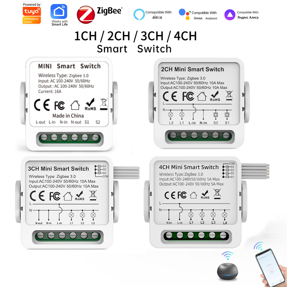 สวิตช์อัจฉริยะ Tuya Zigbee 3.0 - Smart Home Project บทวิจารณ์และราคา