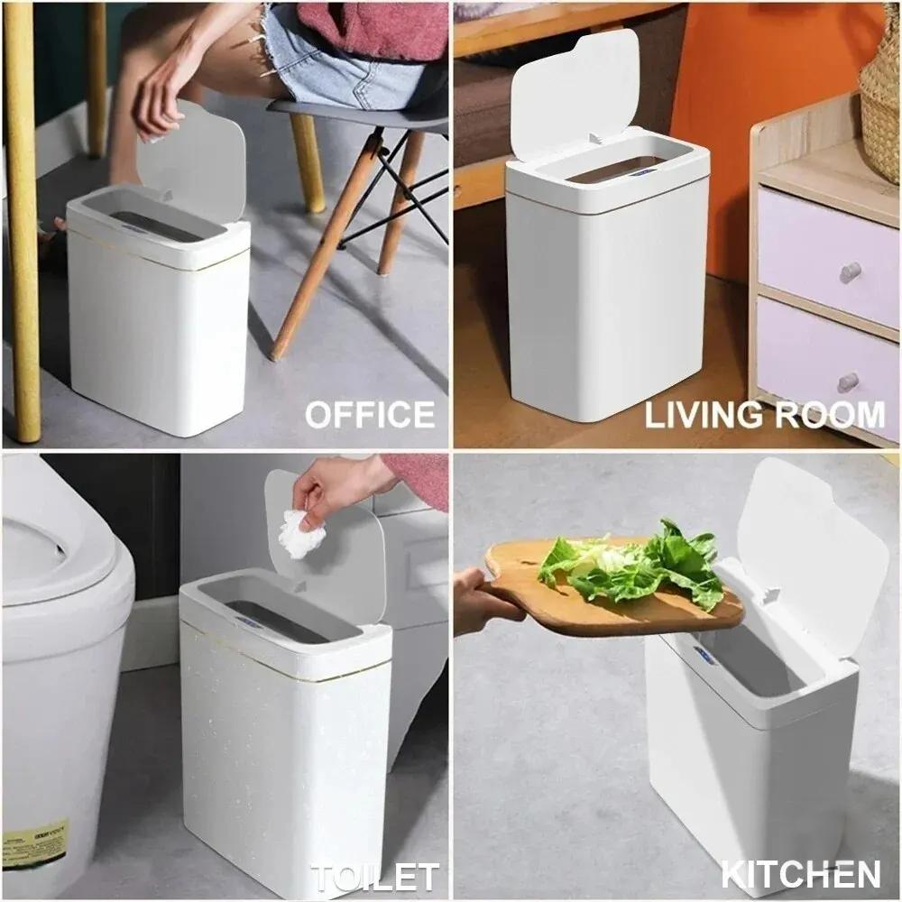 ถังขยะอัตโนมัติแบบไร้สัมผัสขนา - Smart Home Junkie บทวิจารณ์และราคา