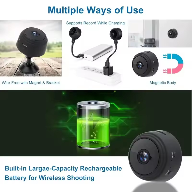 1080P HD Mini WiFi กล้อง Baby  - Security Ip Camera บทวิจารณ์และราคา