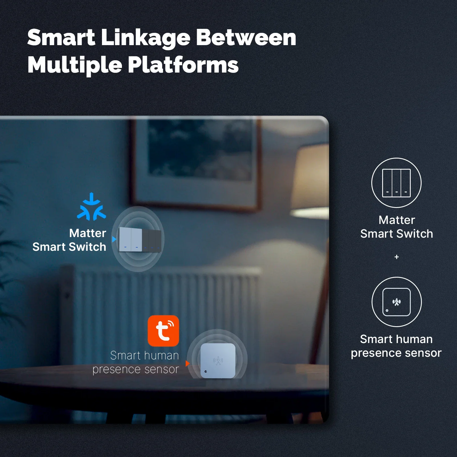 MOES Matter Tuya WiFi สมาร์ทปุ - Smart Home Button บทวิจารณ์และราคา