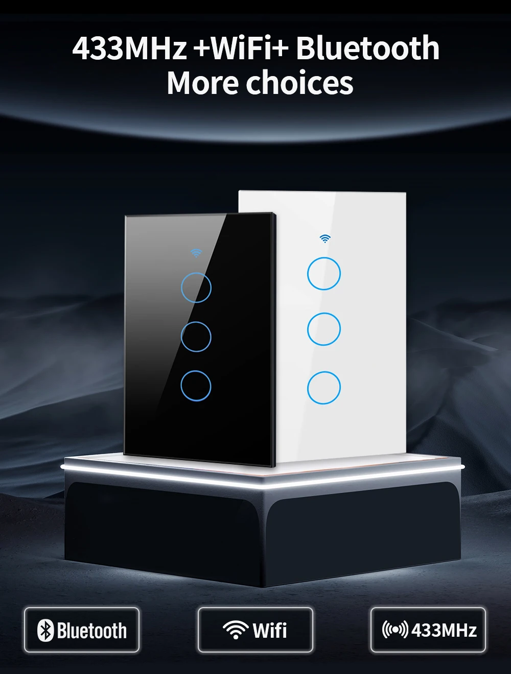 Tnce Tuya สวิตช์ไฟอัจฉริยะ wif - Smart Home Button บทวิจารณ์และราคา