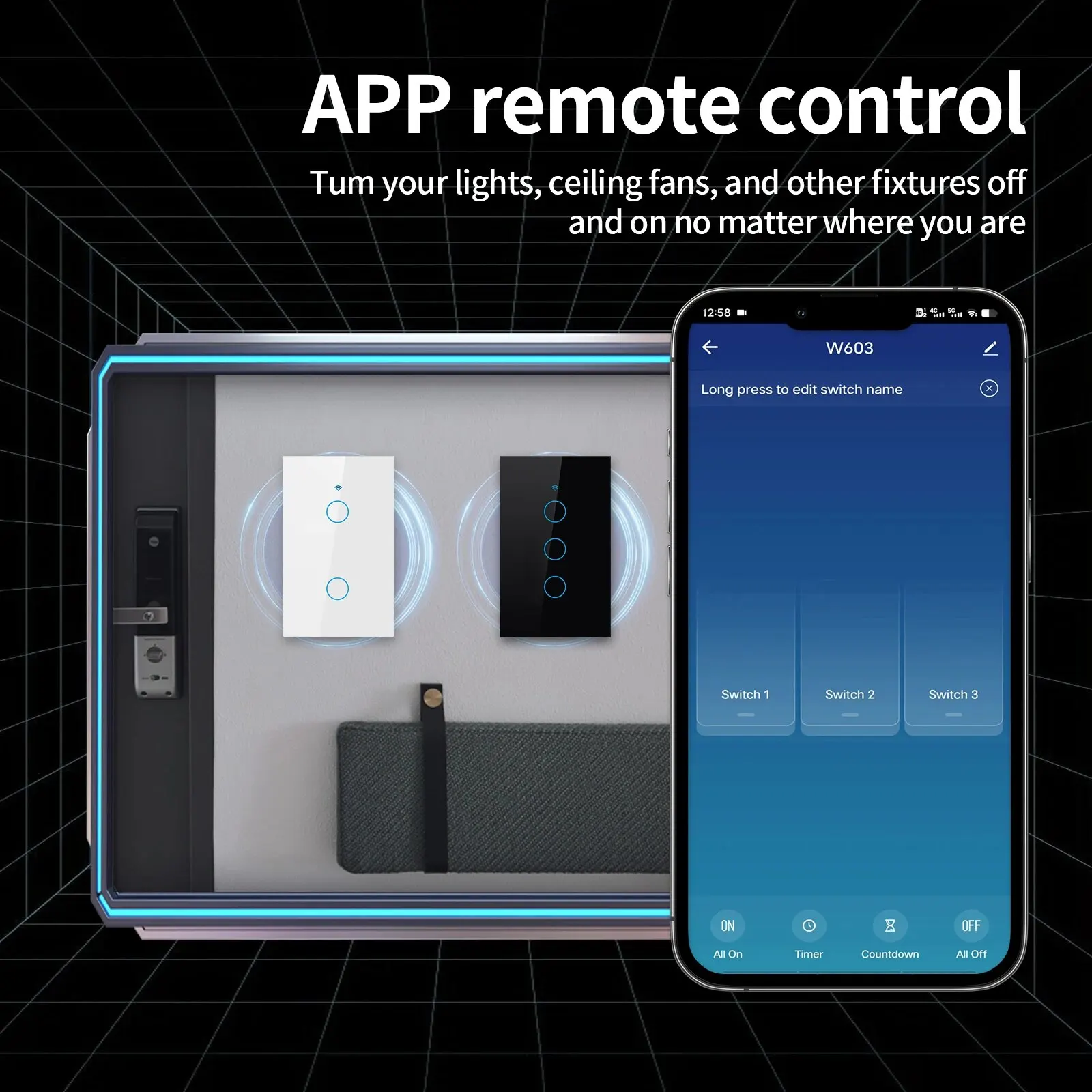 Tnce Tuya สวิตช์ไฟอัจฉริยะ wif - Smart Home Button บทวิจารณ์และราคา