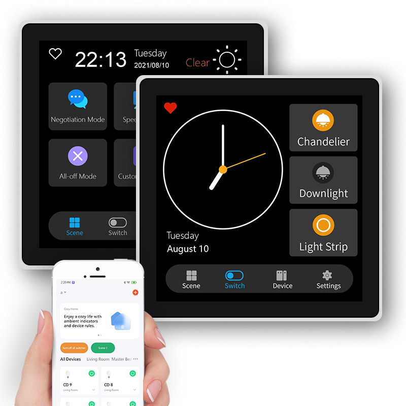 FUERS หน้าจอสัมผัสขนาด 4 นิ้วส - Smart Home Button บทวิจารณ์และราคา