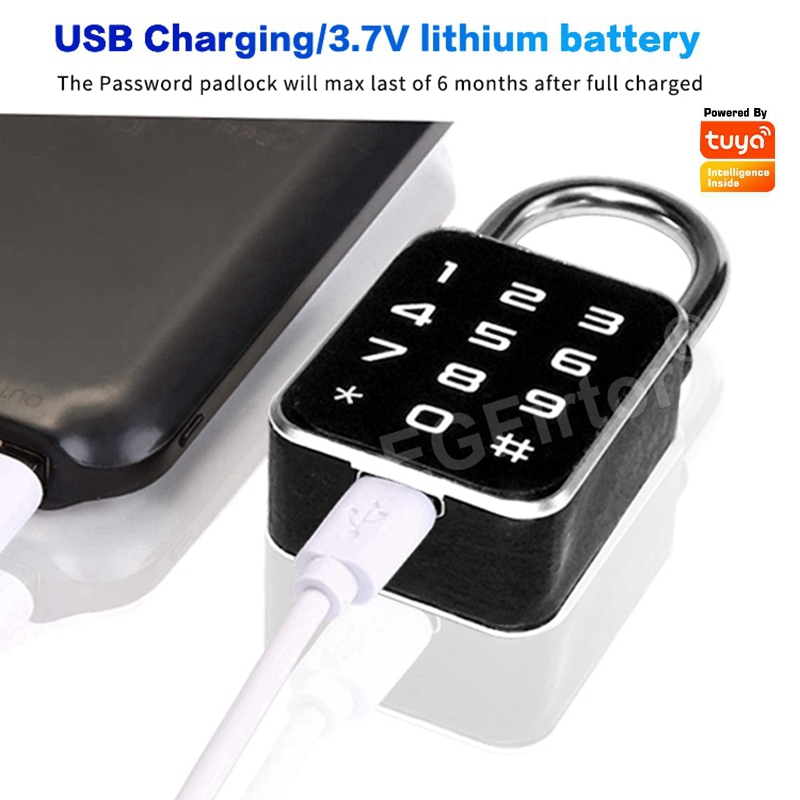 Tuya กุญแจล็อคแบบใส่รหัสผ่านผ่ - Smart Home Lock บทวิจารณ์และราคา