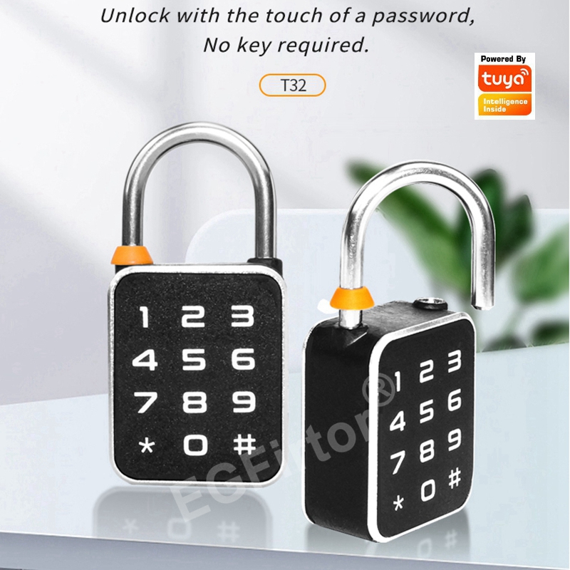 Tuya กุญแจล็อคแบบใส่รหัสผ่านผ่ - Smart Home Lock บทวิจารณ์และราคา