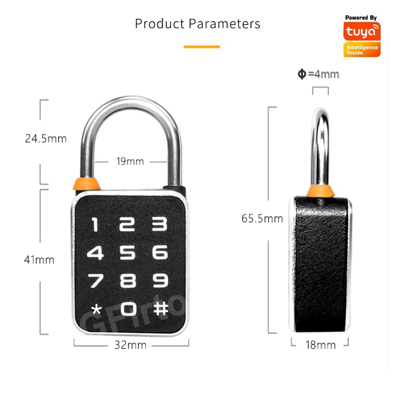 Tuya กุญแจล็อคแบบใส่รหัสผ่านผ่ - Smart Home Lock บทวิจารณ์และราคา