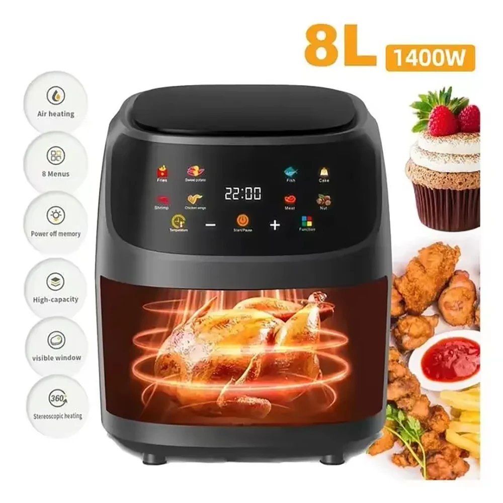 หม้อทอดไร้น้ำมันอัจฉริยะ 1400W - Smart Home Oven บทวิจารณ์และราคา