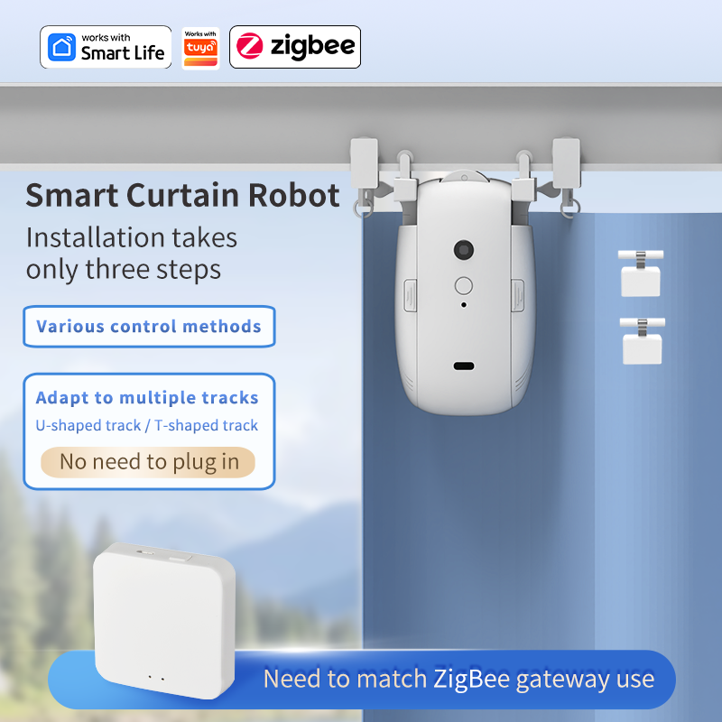 มอเตอร์ม่านอัตโนมัติ Zigbee  ต - Smart Home Button บทวิจารณ์และราคา