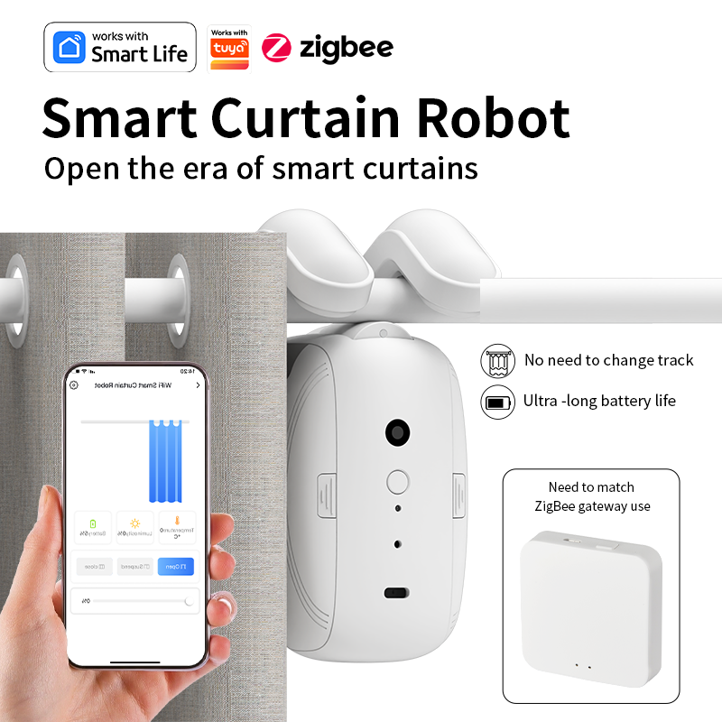 มอเตอร์ม่านอัตโนมัติ Zigbee  ต - Smart Home Button บทวิจารณ์และราคา